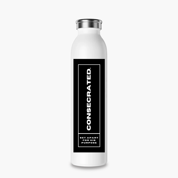 Consecrated Water Bottle - Set Apart for His Purpose