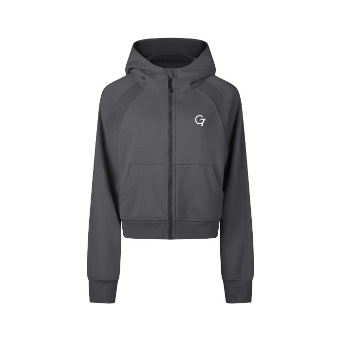 G7 Women’s Cropped Zip-Through Hoodie