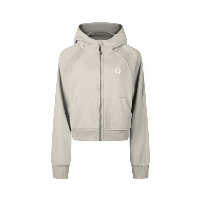 G7 Women’s Cropped Zip-Through Hoodie