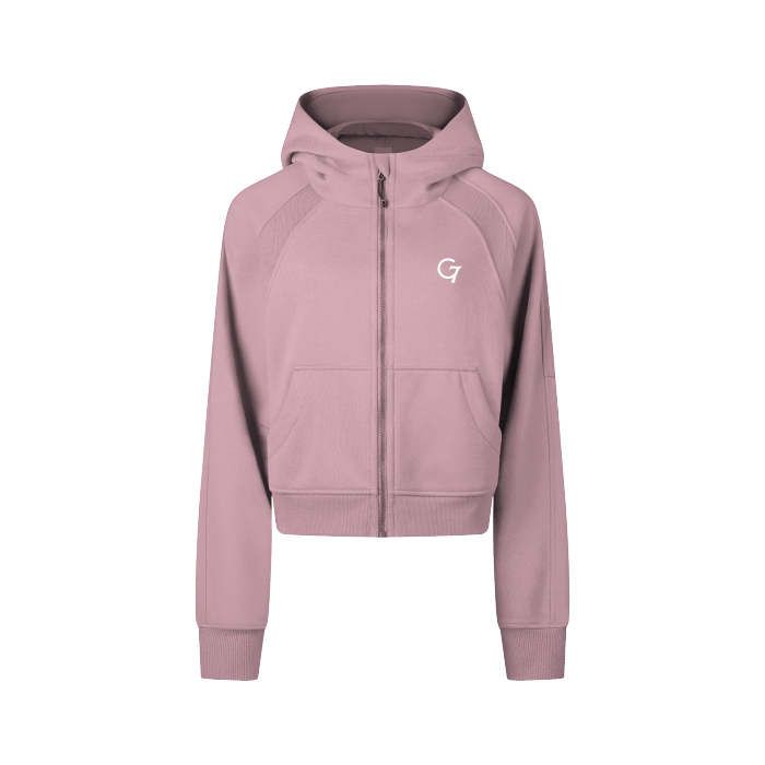 G7 Women’s Cropped Zip-Through Hoodie