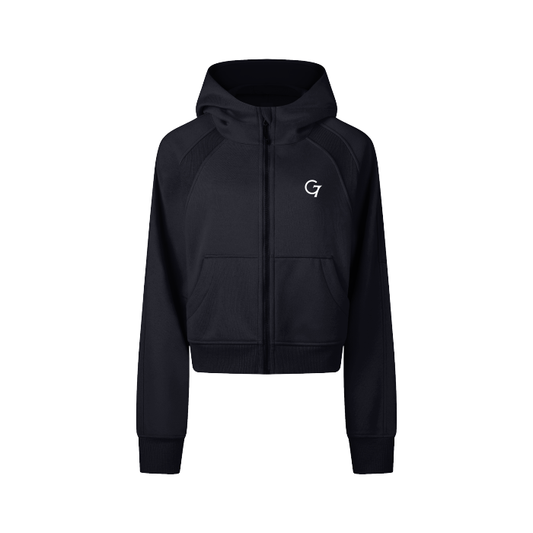 G7 Women’s Cropped Zip-Through Hoodie