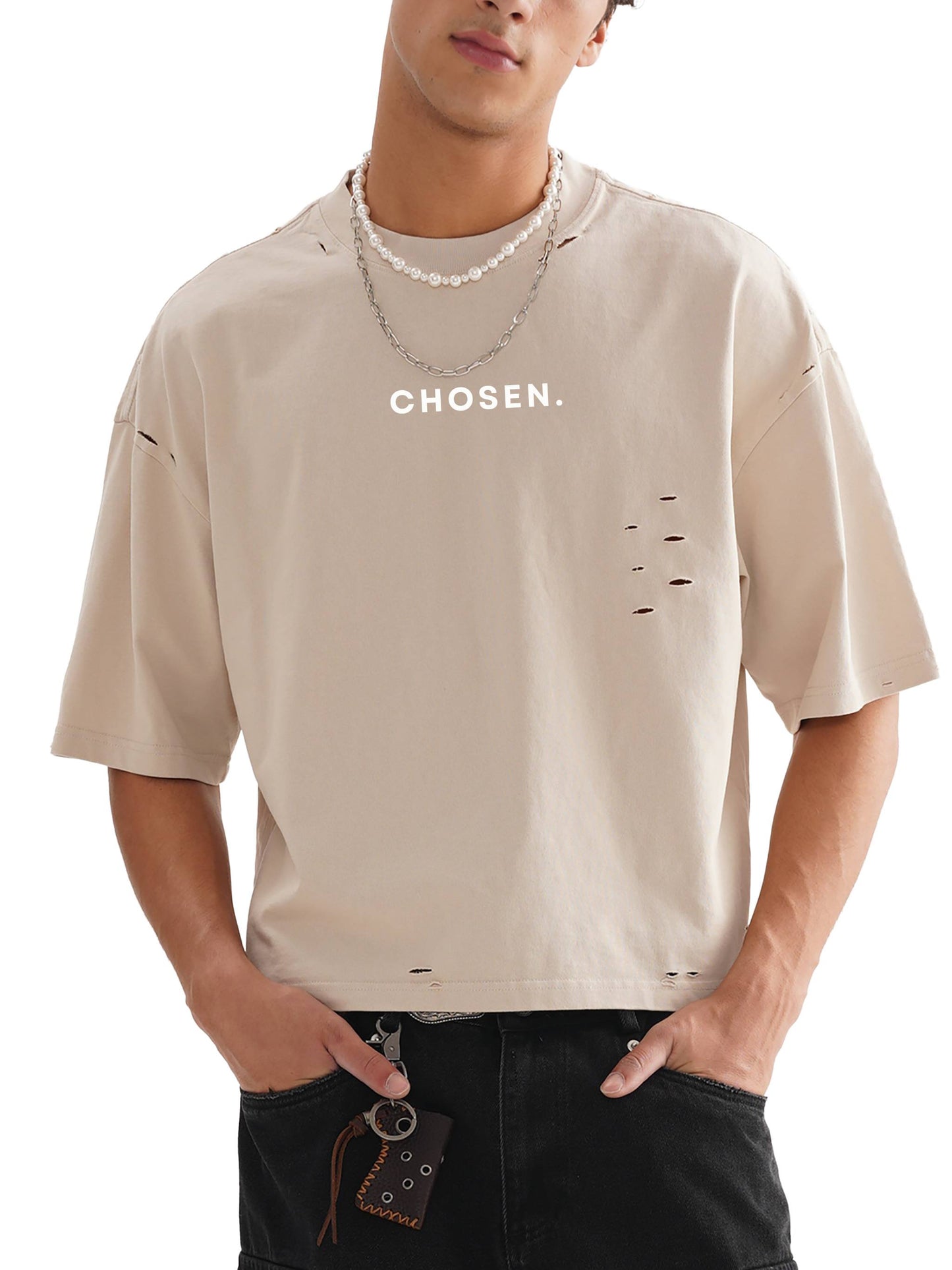 CHOSEN. Distressed Tee